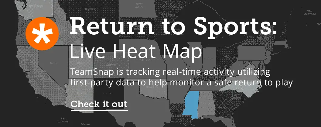 Featured image: Return to Sports: TeamSnap Live Heat Map