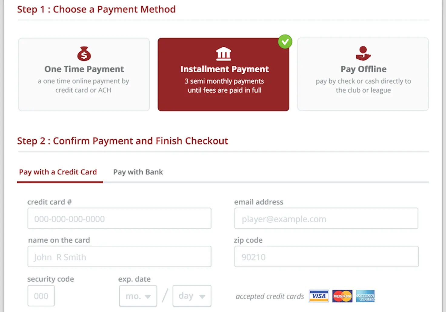 Featured image: Revamped Online Registration Options for Leagues and Clubs