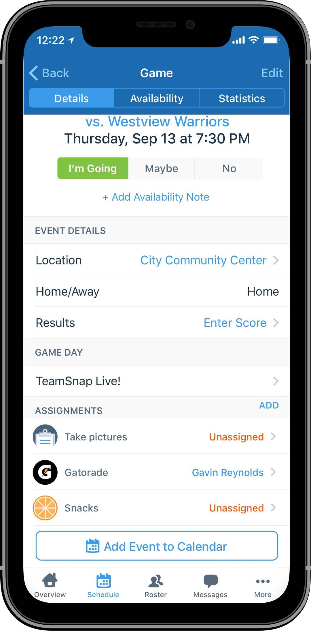 Feature Update Assignments Free for Users in Canada TeamSnap