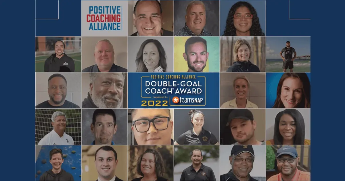 Featured image: Positive Coaching Alliance 2022 National Double-Goal Coach® Award Winners Announced