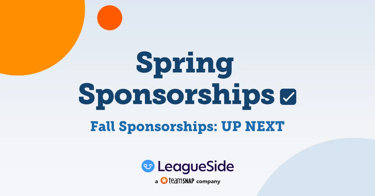 Featured image: TeamSnap Celebrates Spring Sponsorships with $1.2 Million to Participating Organizations!