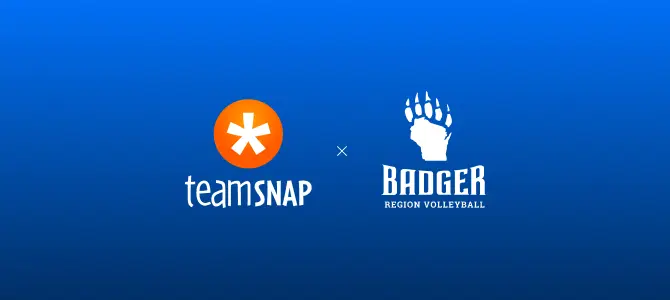 Featured image: TeamSnap Becomes Preferred Communication and Fundraising Partner for Badger Region Volleyball