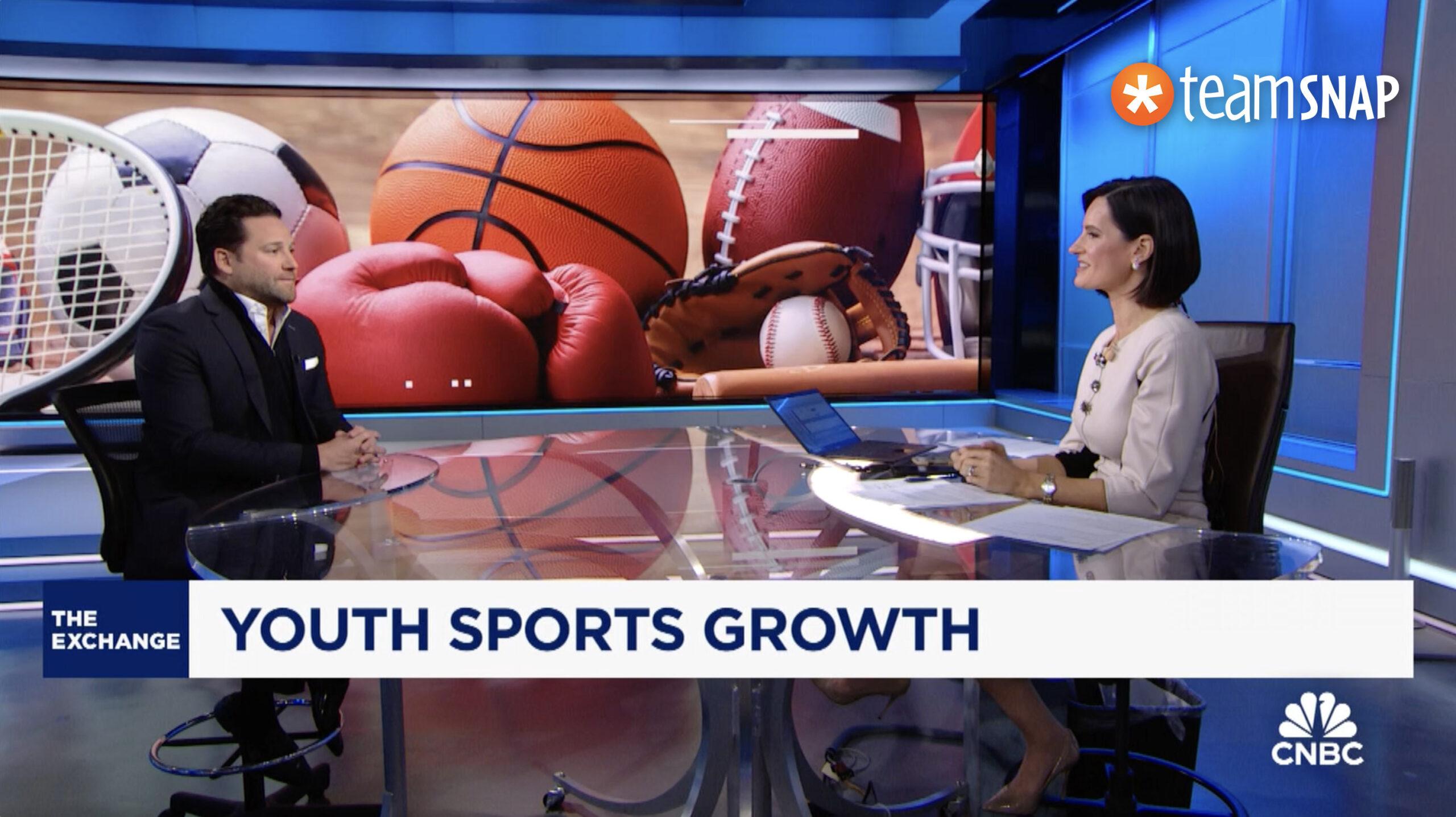 Featured image: CEO Peter Frintzilas Joins CNBC’s ‘The Exchange’ to Discuss Rapid Growth of $37B Youth Sports Industry