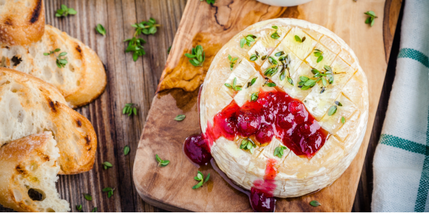 Recipe image: Festive Baked Brie