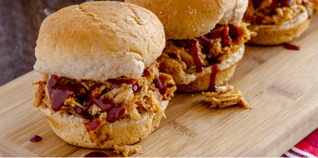 Recipe image: BBQ Chicken Sliders