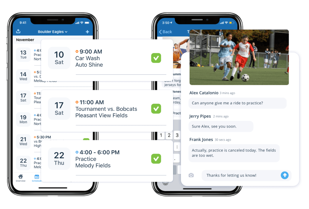 You love youth sports, not registration, invoicing, or rostering TeamSnap
