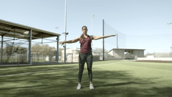 Video: Stretch Your Arms with Cat Osterman