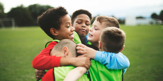 Photo of a boy's soccer team