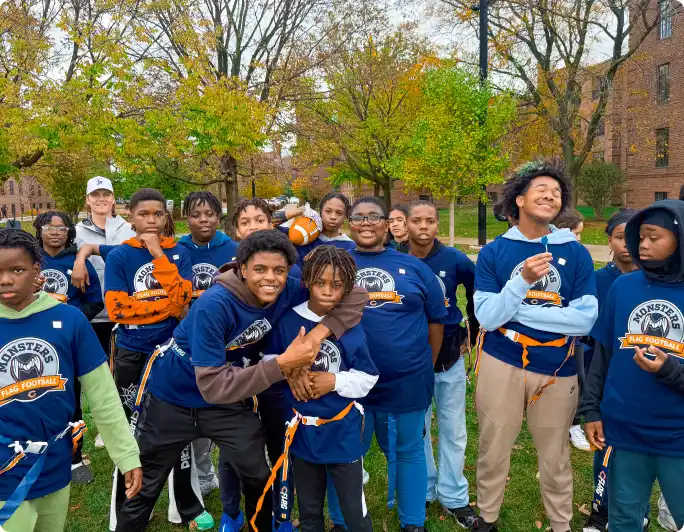 Photo of a youth football team 