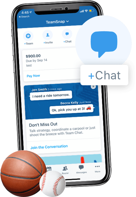 Get started with TeamSnap for Teams chat today!