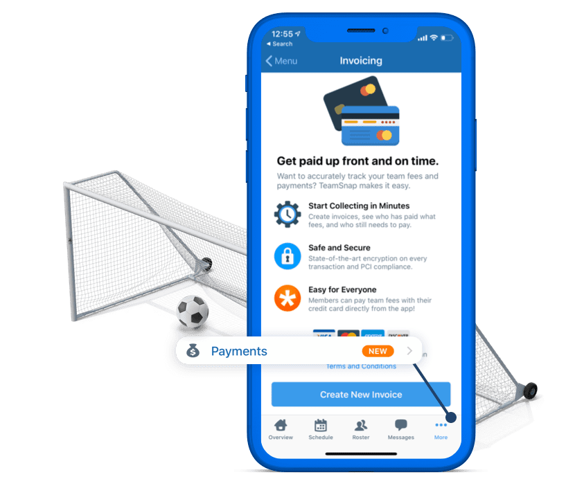 1 Sports Team Payment Tracking App TeamSnap