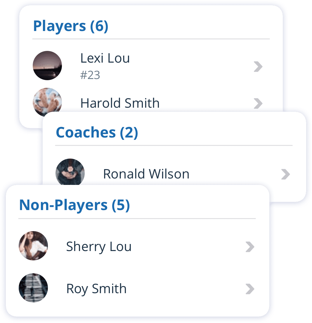 1 Sports Team Roster Management App TeamSnap