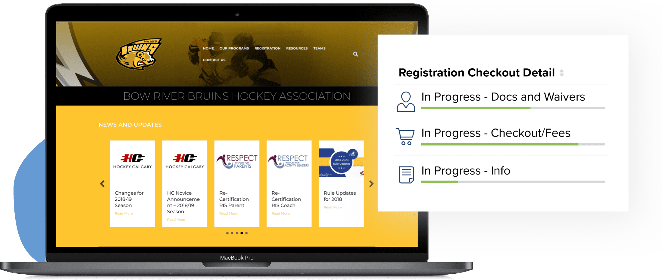 1 Sports Club & League site Builder TeamSnap