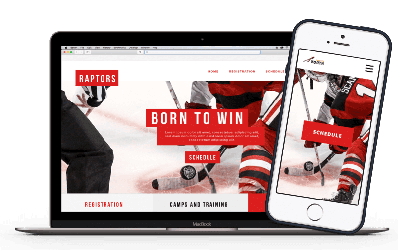 TeamSnap Club & League ice-hockey organization app product