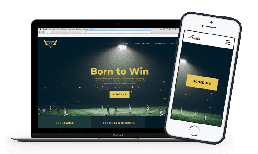 TeamSnap Club & League baseball organization app product