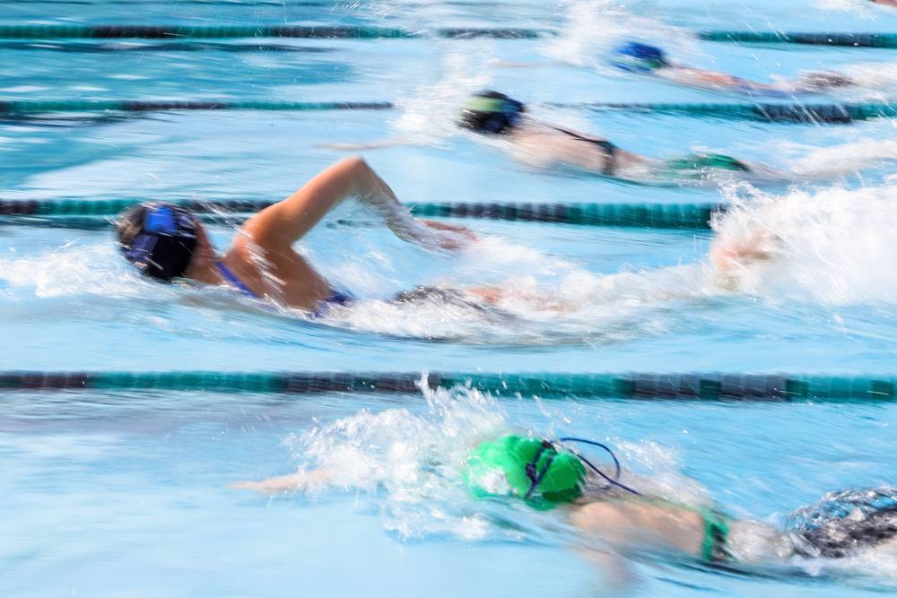 Swimmer Motion Blur