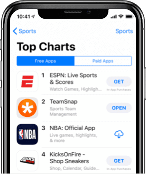 Top app in the app store for team management